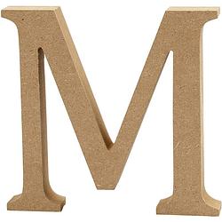 Foto van Creotime houten letter m 8 cm