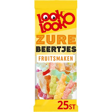 Foto van Lookolook zure beertjes fruitsmaken 135g bij jumbo