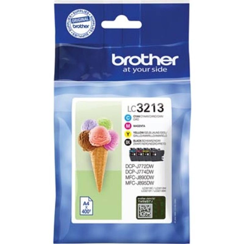 Foto van Brother cartridge lc3213 multi bcmy