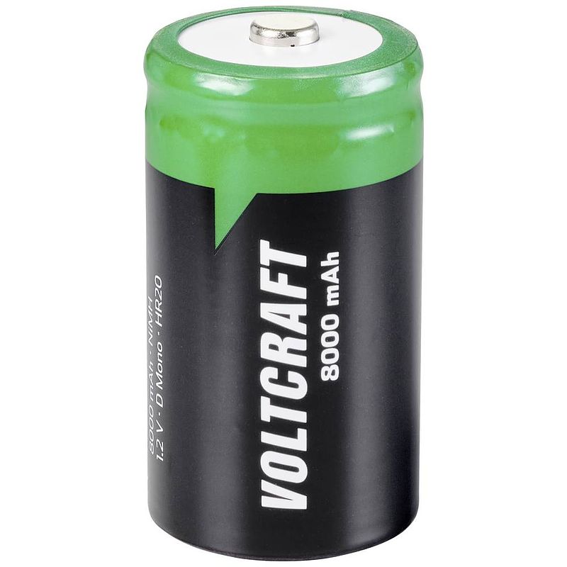 Foto van Voltcraft hr20 oplaadbare d batterij (mono) nimh 8000 mah 1.2 v 1 stuk(s)