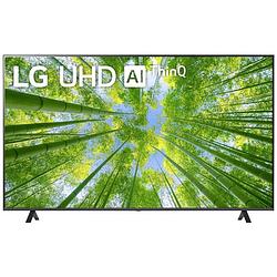 Foto van Lg electronics 75uq80009lb.aeud led-tv 189 cm 75 inch energielabel g (a - g) dvb-c, dvb-s2, dvb-t2, uhd, smart tv, wifi, ci+*