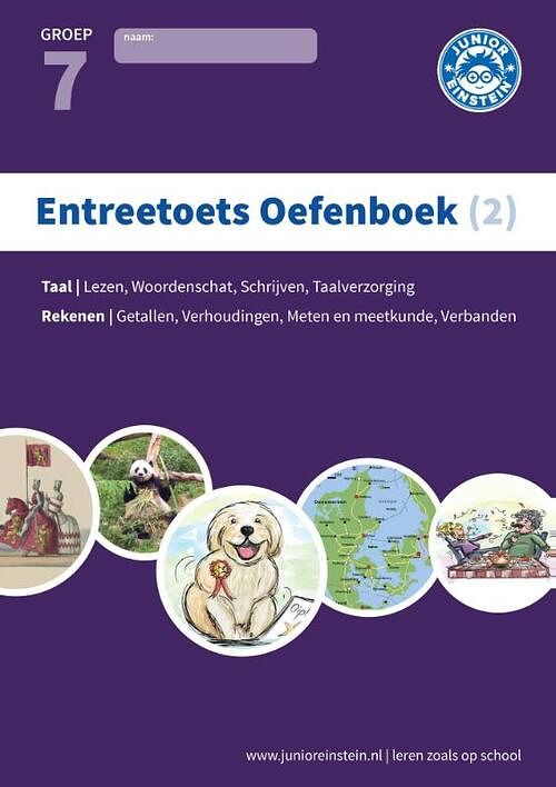 Foto van Entreetoets oefenboek - paperback (9789082357981)