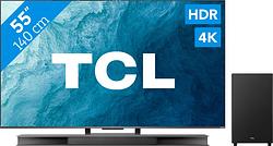 Foto van Tcl qled 55c731 (2022) + soundbar