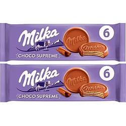 Foto van Milka choco wafer koekjes met melkchocolade 2 x 180g bij jumbo