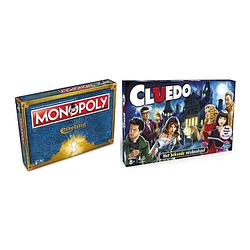 Foto van Spellenbundel - 2 stuks - monopoly efteling & hasbro cluedo