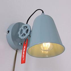 Foto van Lightning - vintage an wandlamp 1-l metaal - groen