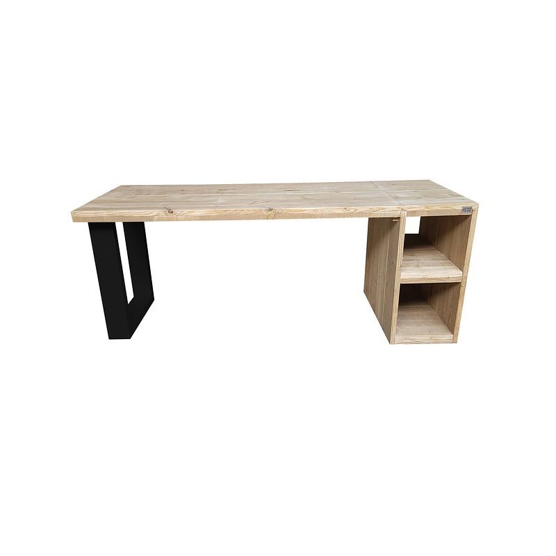 Foto van Wood4you - bureau - san diego - industrial wood hout - werkbureau