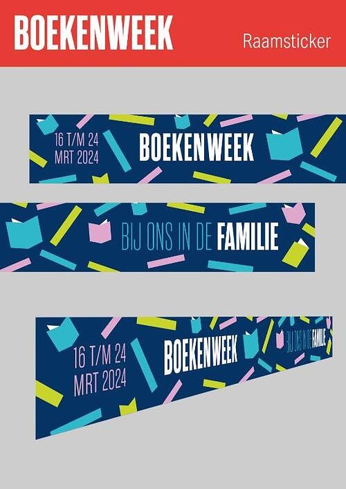 Foto van Boekenweek 2024 raamsticker - pakket (9789059654327)