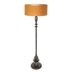 Foto van Steinhauer bois vloerlamp -- antiekzwart en goud