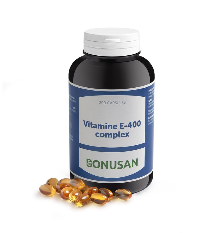 Foto van Bonusan vitamine e-400 complex capsules