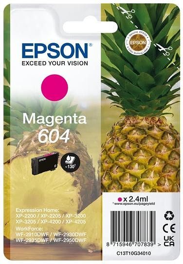 Foto van Epson 604 magenta inkt paars