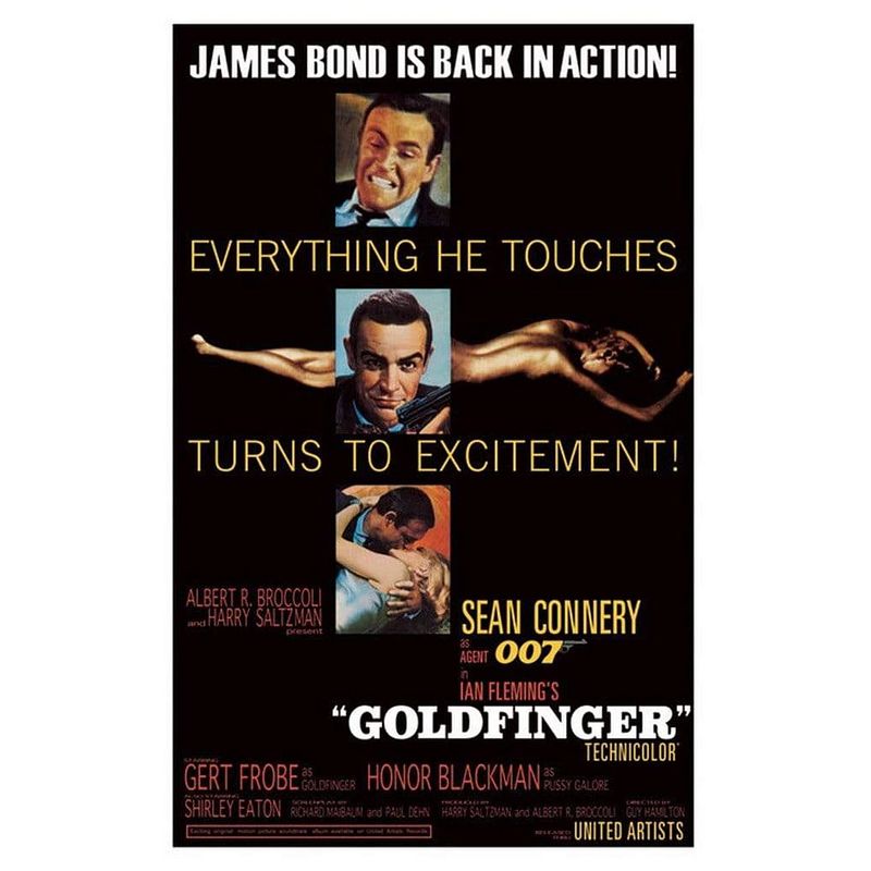 Foto van Pyramid james bond goldfinger poster 61x91,5cm