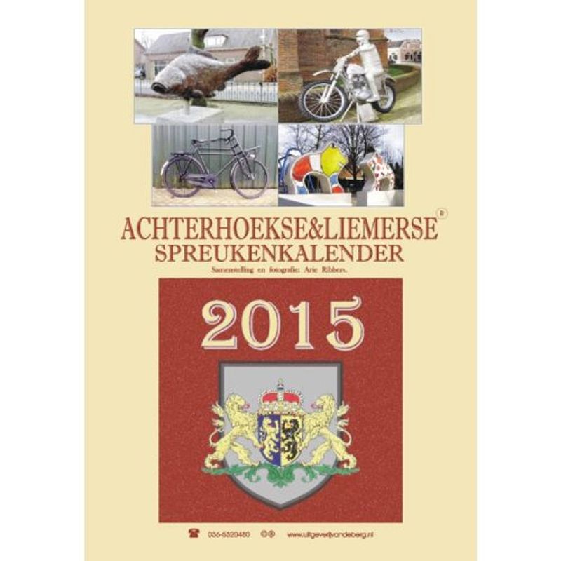 Foto van Achterhoekse en liemerse spreukenkalender / 2015