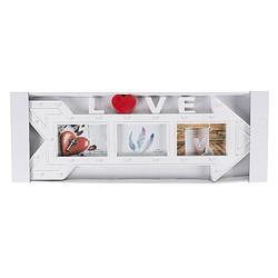 Foto van Arti casa fotolijst arrow love - 26 leds - 3 foto's 15 x 10 - 70 x 21,7 cm