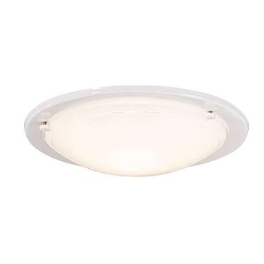 Foto van Plafondlamp basic - wit - ø27 cm - leen bakker