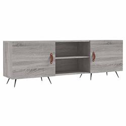 Foto van Vidaxl tv-meubel 150x30x50 cm bewerkt hout grijs sonoma eikenkleurig