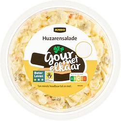 Foto van Jumbo gourmet elkaar huzarensalade 225 g