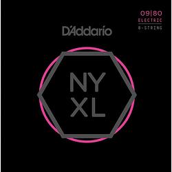 Foto van D'saddario nyxl0980 nickel wound super light 09-80 8-snarig