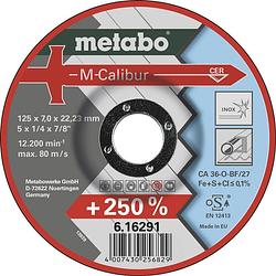 Foto van Metabo m-calibur 616291000 doorslijpschijf gebogen 25-delig 125 mm 22.23 mm 25 stuk(s)