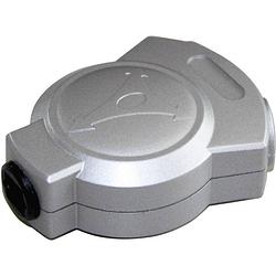 Foto van Hicon toslink digitale audio y-adapter [1x toslink-bus (odt) - 2x toslink-bus (odt)] 0.00 m zilver