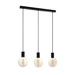 Foto van Eglo pozueta hanglamp - e27 - 84 cm - zwart