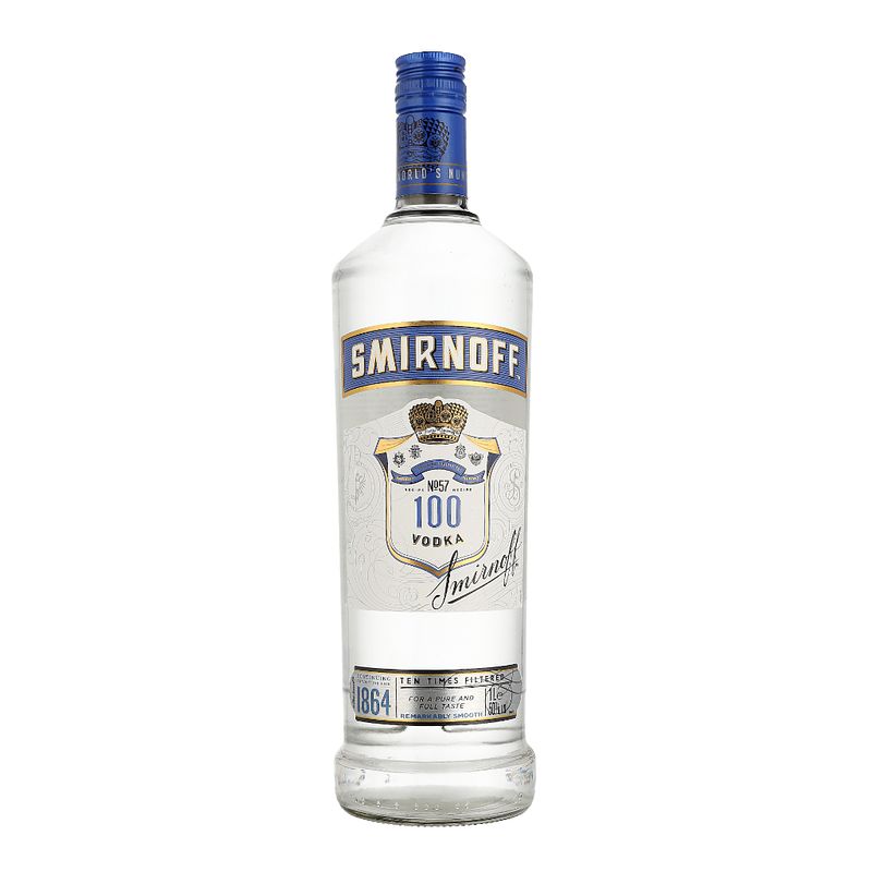 Foto van Smirnoff blue 1ltr wodka