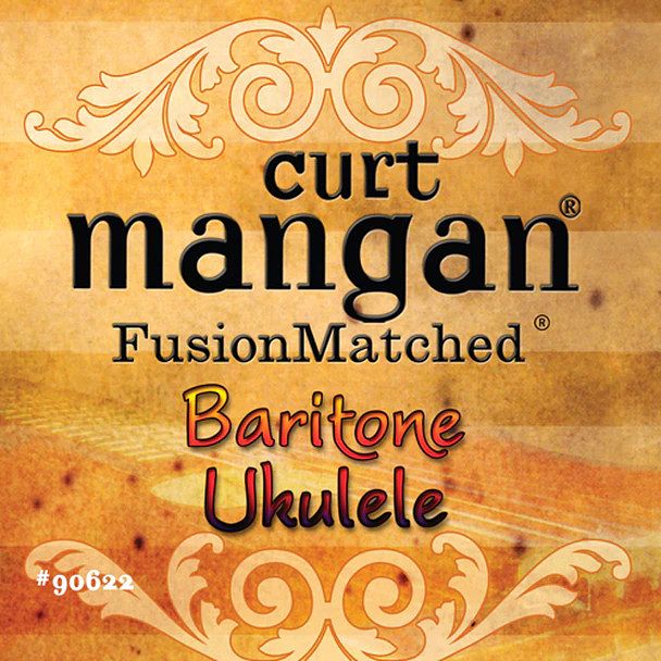 Foto van Curt mangan baritone ukulele snarenset voor bariton ukelele