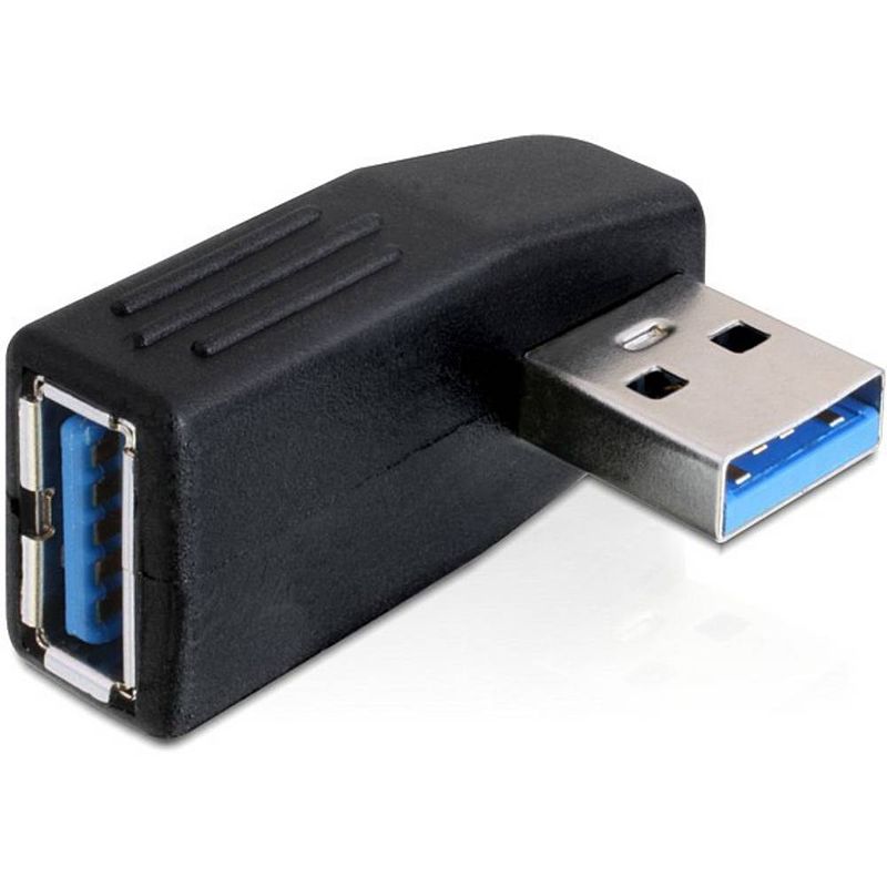 Foto van Delock usb 3.2 gen 1 (usb 3.0) adapter [1x usb 3.2 gen 1 stekker a (usb 3.0) - 1x usb 3.2 gen 1 bus a (usb 3.0)] delock