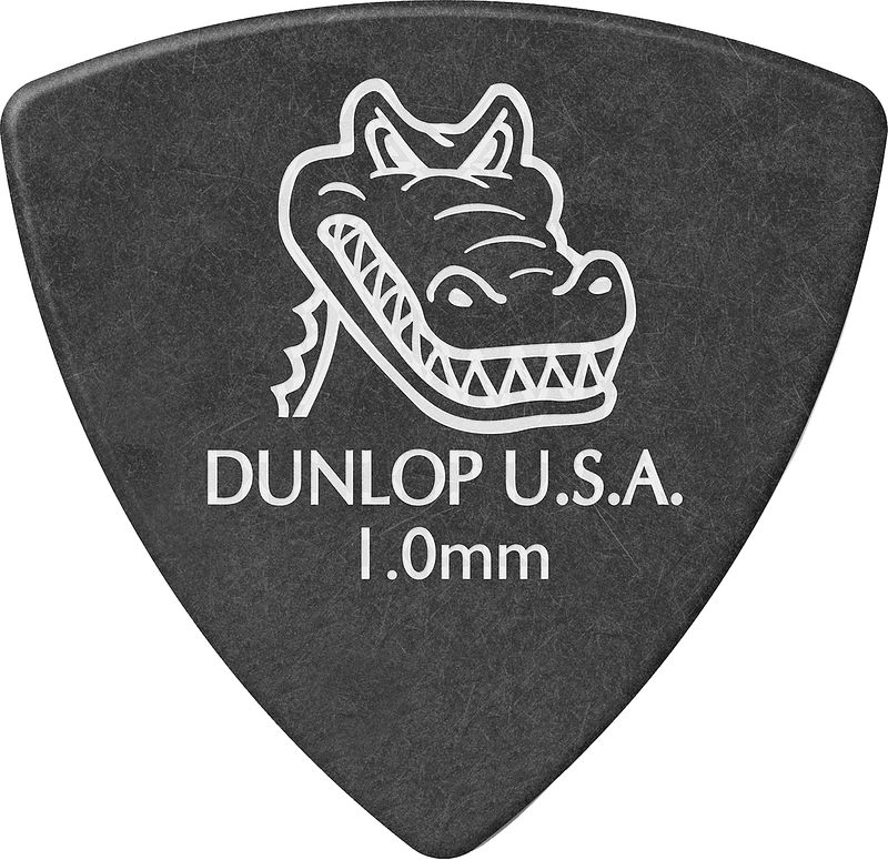 Foto van Dunlop 572r100 gator grip small triangle 1.00 mm plectrumset (36 stuks)