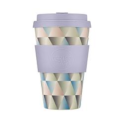 Foto van Ecoffee cup shandor the magnificent pla - koffiebeker to go 400 ml - lichtgrijs siliconen