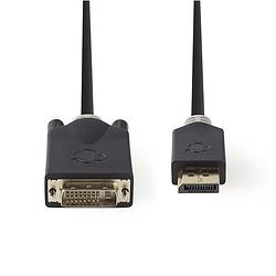 Foto van Nedis displayport-kabel - antraciet - 2.00 m