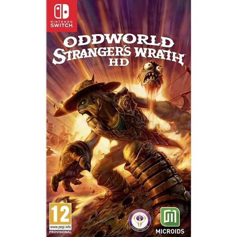 Foto van Oddworld the fury of the alien standard edition nintendo switch game