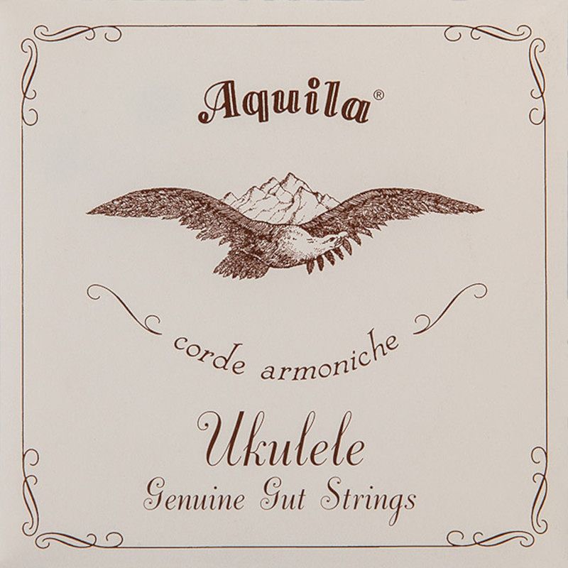 Foto van Aquila 43u genuine gut set snaren voor banjolele