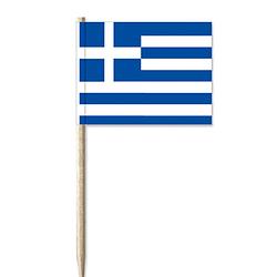 Foto van Cocktailprikker griekenland vlaggetjes 100 st - cocktailprikkers