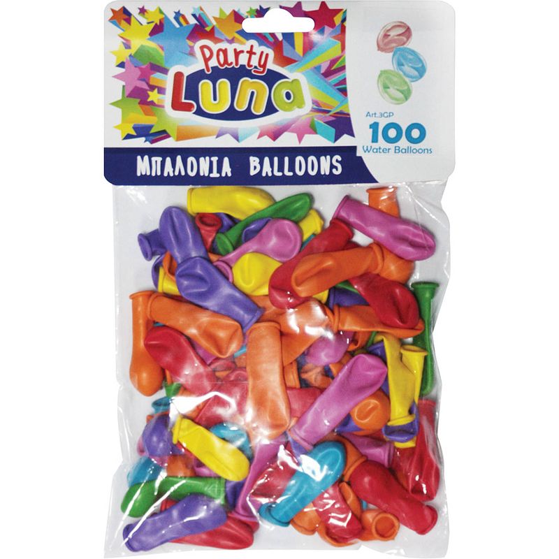 Foto van Diakakis waterballonnen latex 100 stuks