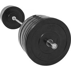 Foto van Gorilla sports bumper plate - halterschijf - 15 kg - rubber - 50 mm