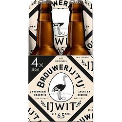 Foto van Brouwerij 'st ij ijwit fles 4x330ml bij jumbo