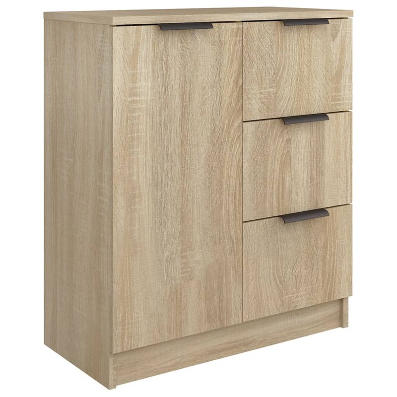 Foto van Vidaxl dressoir 60x30x70 cm bewerkt hout sonoma eikenkleurig