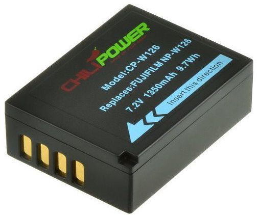 Foto van Chilipower np-w126 accu voor fujifilm - 1350mah