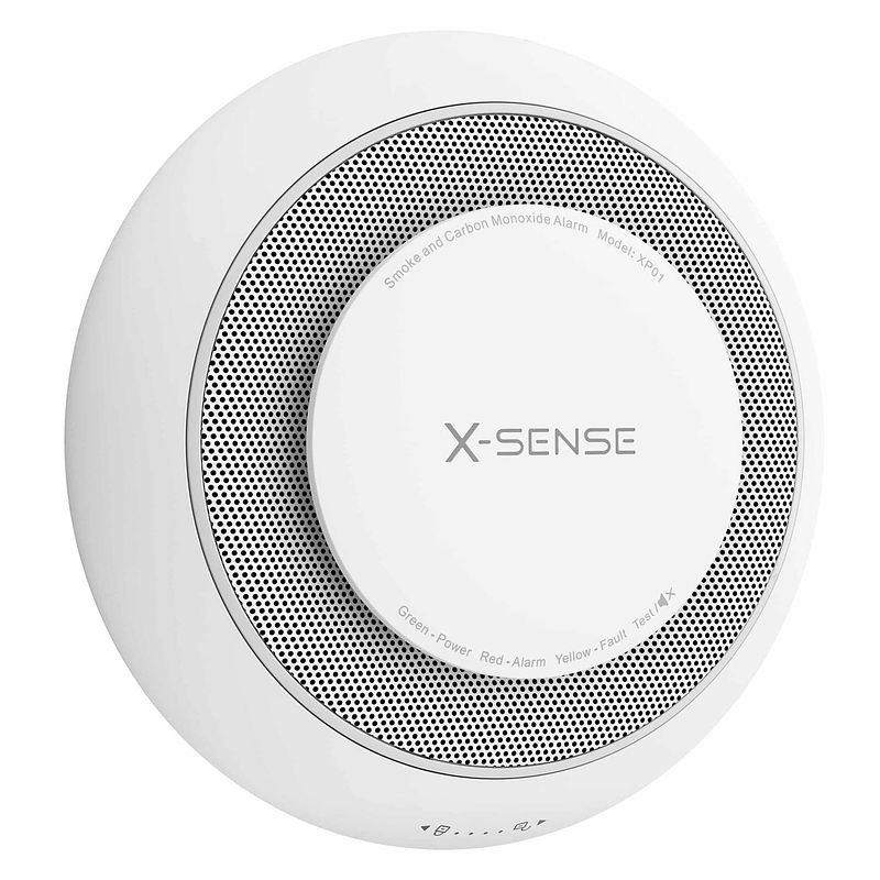 Foto van X-sense xp01 combimelder - 10 jaar batterij en figaro® sensor - meet rook én koolmonoxide