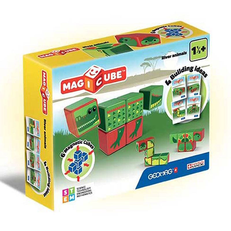 Foto van Geomag magicube rivierdieren