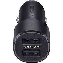 Foto van Samsung dual car charger 15w - zwart