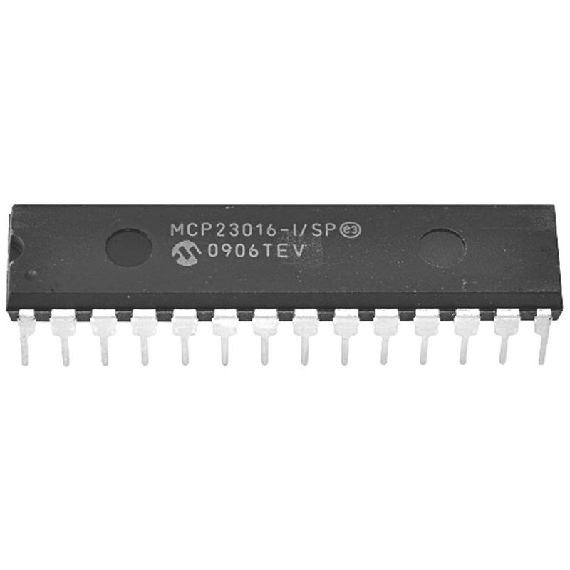 Foto van Microchip technology embedded microcontroller spdip-28 8-bit 20 mhz aantal i/os 23 tube