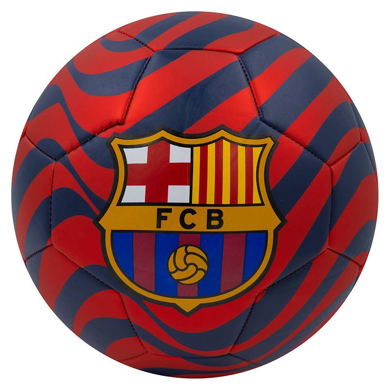 Foto van Fc barcelona voetbal swirl - maat 5