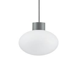 Foto van Ideal lux - clio - hanglamp - aluminium - e27 - grijs