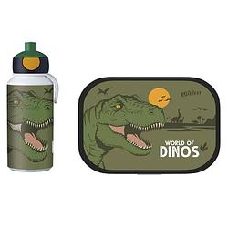 Foto van Mepal lunchset (schoolbeker & lunchbox) campus pop-up dino