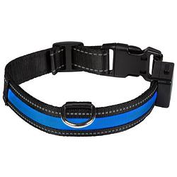 Foto van Eyenimal lichthalsband lichthalsband usb oplaadbaar l - blauw - voor honden