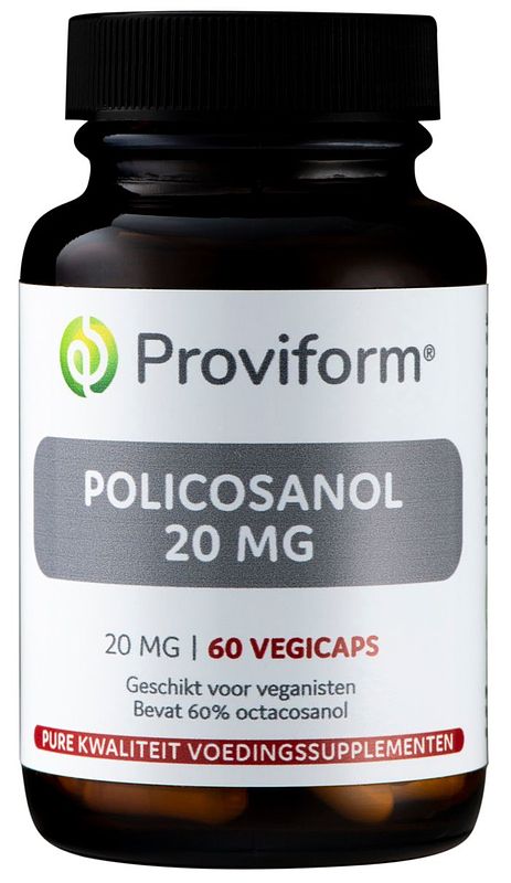 Foto van Proviform policosanol 20mg vegicaps 60st