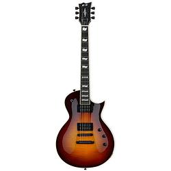 Foto van Esp e-ii eclipse full thickness tobacco sunburst met fishman fluence open core classic inclusief koffer