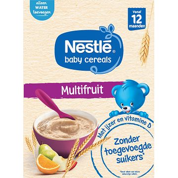 Foto van Nestlé baby cereals multifruit 12+ baby pap alleen water toevoegen 1l bij jumbo